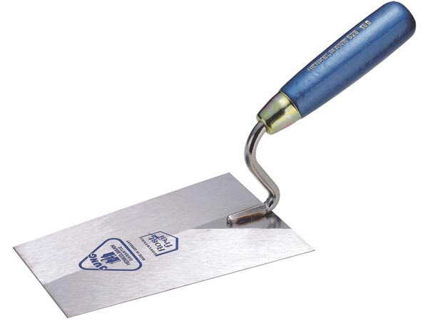 stukadoorstroffel Pro 16 x 8,5 cm RVS zilver