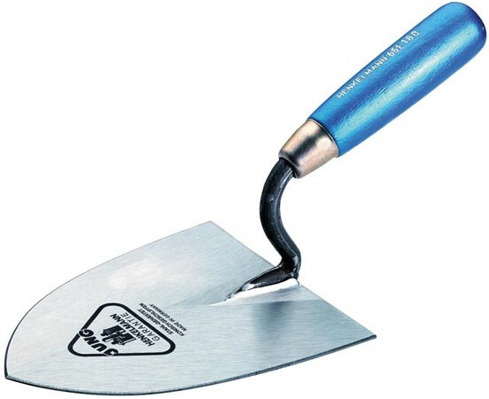 stukadoorstroffel Pro 18 x 14 cm staal zilver