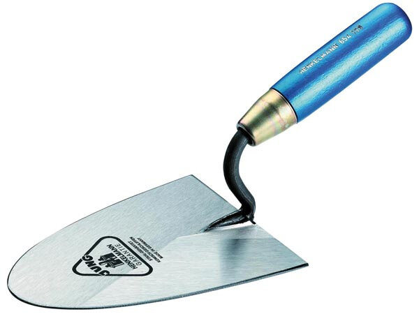 stukadoorstroffel Pro 14,2 x 19 cm staal zilver