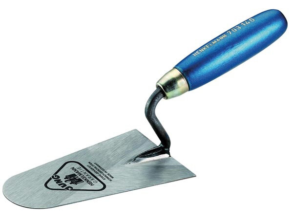 stukadoorstroffel rond Pro 12 cm staal zilver
