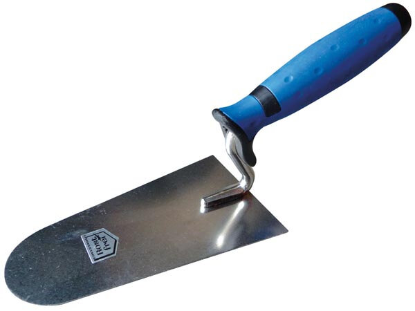 troffel Semi-Pro 14 x 7,5 cm RVS blauw/zilver