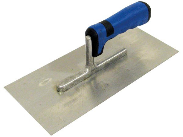 raapspaan 28 x 13 cm staal zilver/blauw
