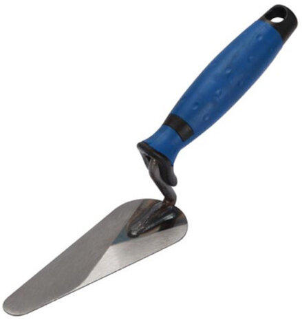 kattetongtroffel Eco 14 x 4,8 cm staal zilver