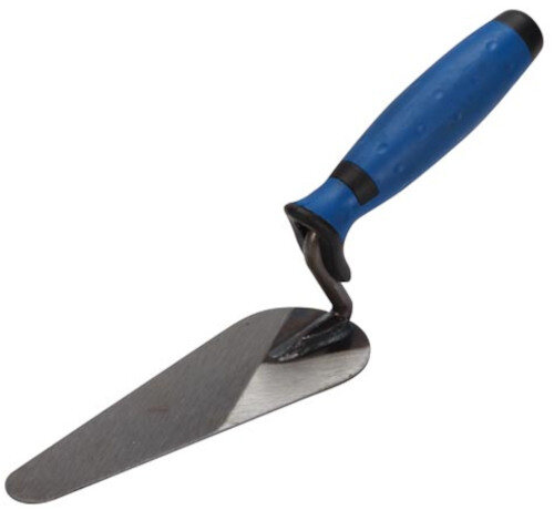 kattetongtroffel Eco 16 x 5,4 cm staal zilver