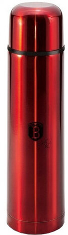 drinkfles Burgundy vacu&uuml;m 1 liter RVS rood