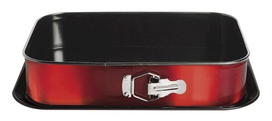springvorm Burgundy 39 x 27 cm staal rood