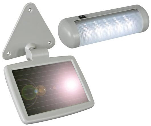 tuinhuisverlichting solar led 0,6W 22 cm wit 2-delig
