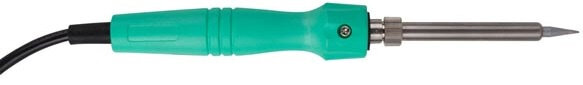 soldeerbout keramisch 230V/30W 21 cm staal turquoise
