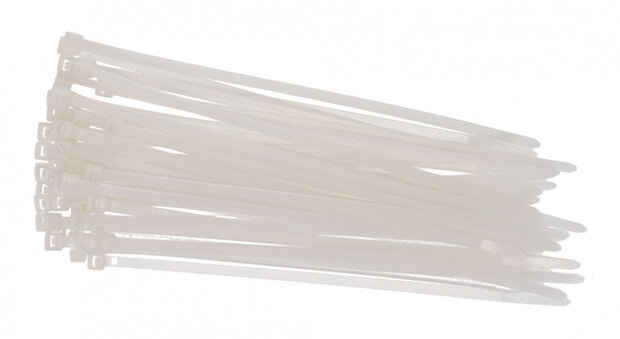 kabelbinders 4,8 x 150 mm wit 50 stuks