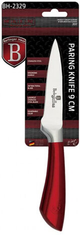 schilmes Burgundy 9 cm RVS zilver/rood