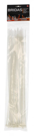 kabelbinders 4,8 x 370 mm wit 30 stuks