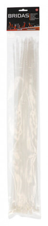 kabelbinders 4,8 x 450 mm wit 30 stuks