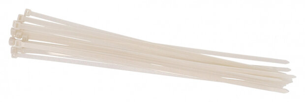 kabelbinders 7,5 x 450 mm wit 20 stuks