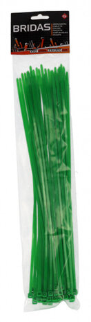 kabelbinders 3,6 x 300 mm groen 50 stuks