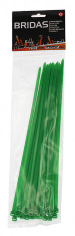 kabelbinders 4,8 x 250 mm groen 30 stuks