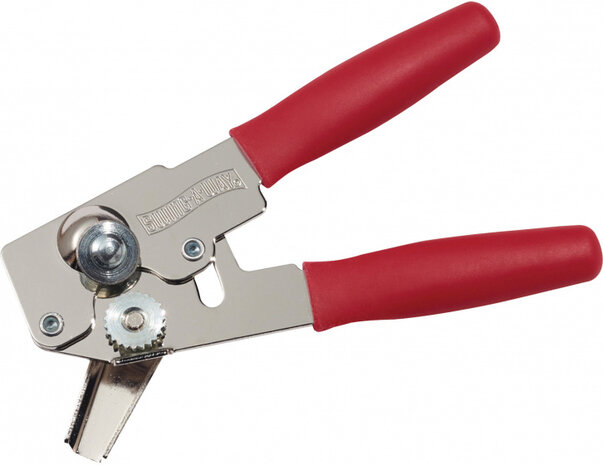 blikopener Comfort Grip Compact 16 cm RVS rood