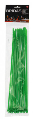 kabelbinders 4,8 x 300 mm groen 30 stuks