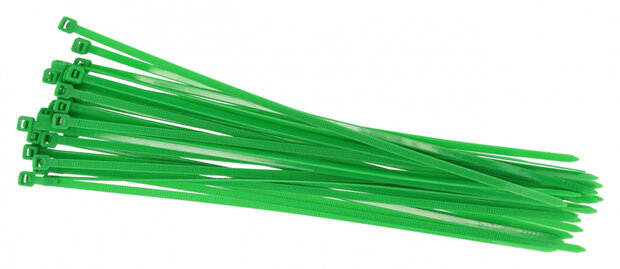 kabelbinders 4,8 x 370 mm groen 30 stuks