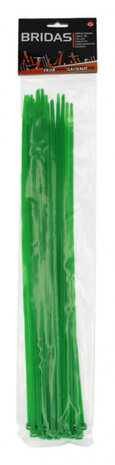 kabelbinders 4,8 x 370 mm groen 30 stuks