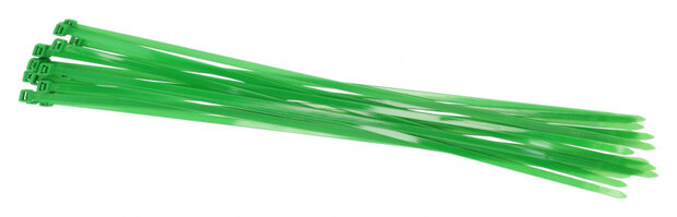 kabelbinders 7,2 x 400 mm groen 20 stuks