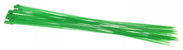 kabelbinders 7,5 x 450 mm groen 20 stuks