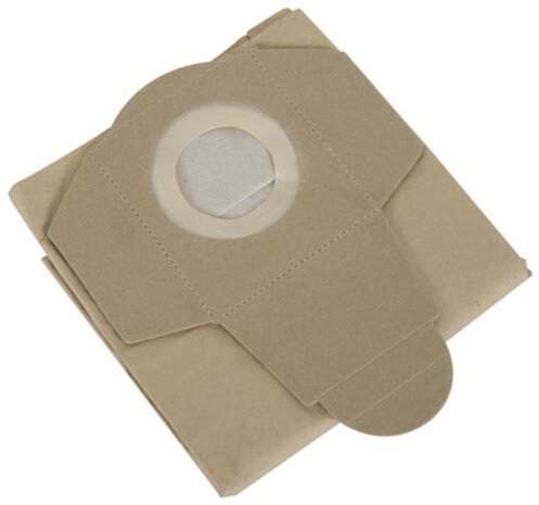 stofzuigerzak 10 liter papier lichtbruin 5 stuks