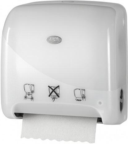 handdoekdispenser mini matic XL 21 x 33 cm wit