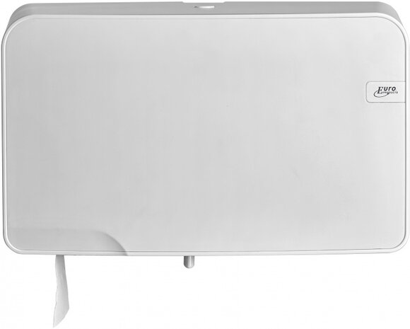 toiletroldispenser Quartz duo-jumbo 40 cm wit