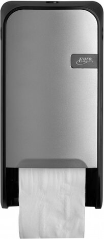 toiletroldispenser Quartz 32,3 x 16,7 cm zilver