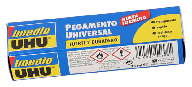 lijm Universal&nbsp;35 ml 12,5 cm polyurethaan transparant