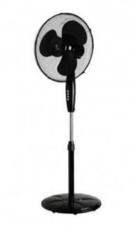 staande ventilator Black Rose aluminium zwart