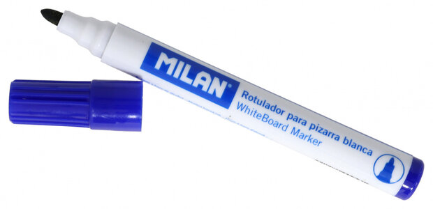 whiteboardmarker 15 x 1,5 cm blauw 12 stuks