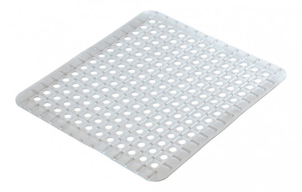 spoelbakmat Opal 31 x 27 cm transparant