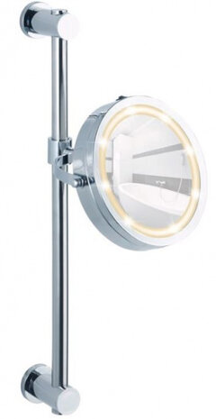 badkamerspiegel Carpi Power-Loc 25,5 x 50,5 cm RVS zilver