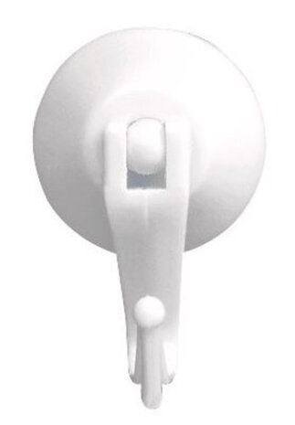 handdoekhaken Suction 4,5 cm wit 2 stuks
