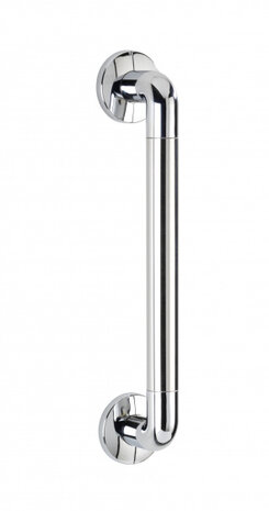 wandbeugel Secura 43 x 7 cm aluminium chroom