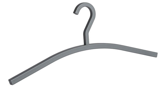 kleerhanger Cubido 46 x 18 cm polypropyleen donkergrijs