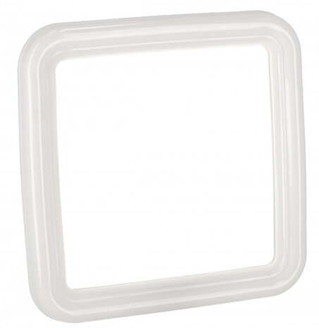 badkamerspiegel 38 x 38 cm glas wit