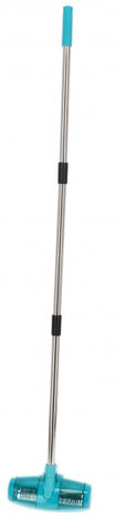 bezem 120 cm aluminium blauw