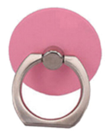 telefoonbutton 4 cm polypropyleen roze