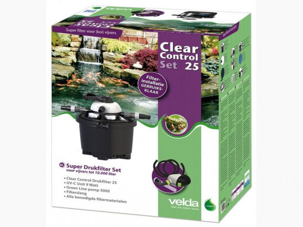 filterset Clear Control 25 grijs 23 cm 6-delig