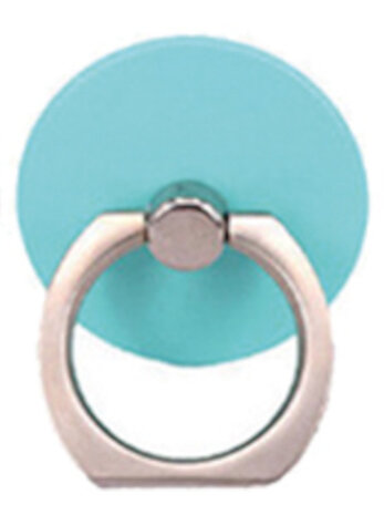 telefoonbutton 4 cm polypropyleen blauw