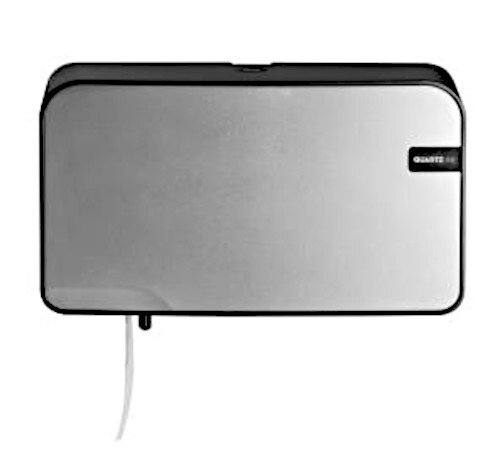 toiletroldispenser Quartz Duo 21,8 x 33 cm zilver