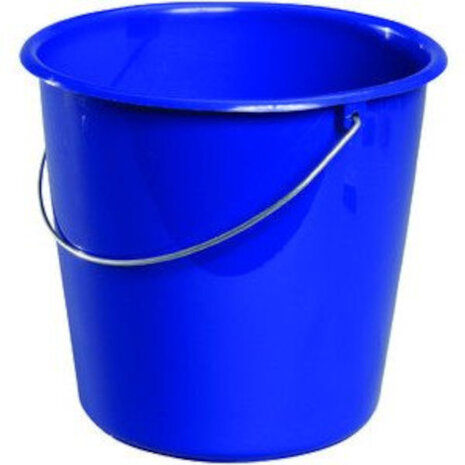 huishoudemmer 10 liter 28 x 35 cm blauw