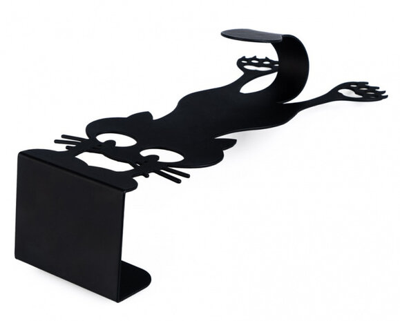 deurhanger kapstok kat 21 x 9 x 8 cm metaal zwart