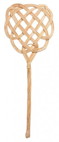 mattenklopper 2,7 x 27 x 71 cm rotan naturel