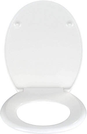 toiletbril Orchid 37,5 x 44,5 cm RVS wit/roze