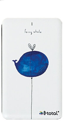 powerbank Whale 5000mAh 19,7 x 9,7 x 1,5 cm wit