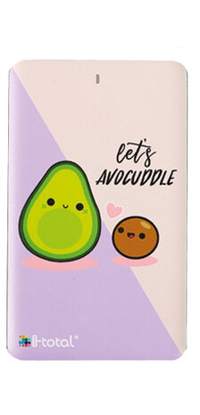 powerbank Avocuddle 5000mAh 19,7 x 9,7 x 1,5 cm roze
