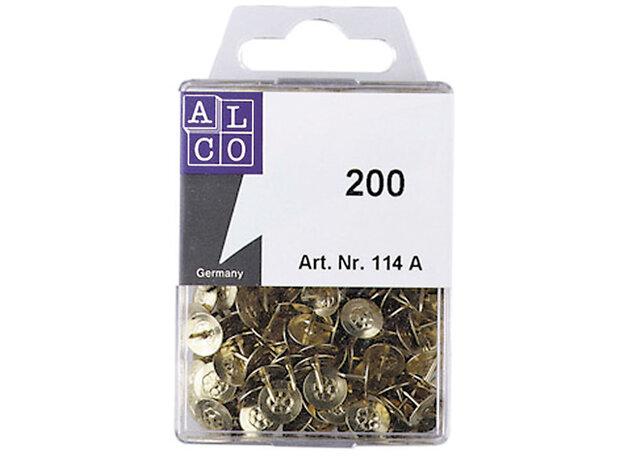 punaises 9 mm messing goud 200 stuks